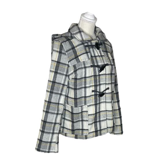 Old Navy Plaid Toggle Pea Coat - Picture 10 of 15